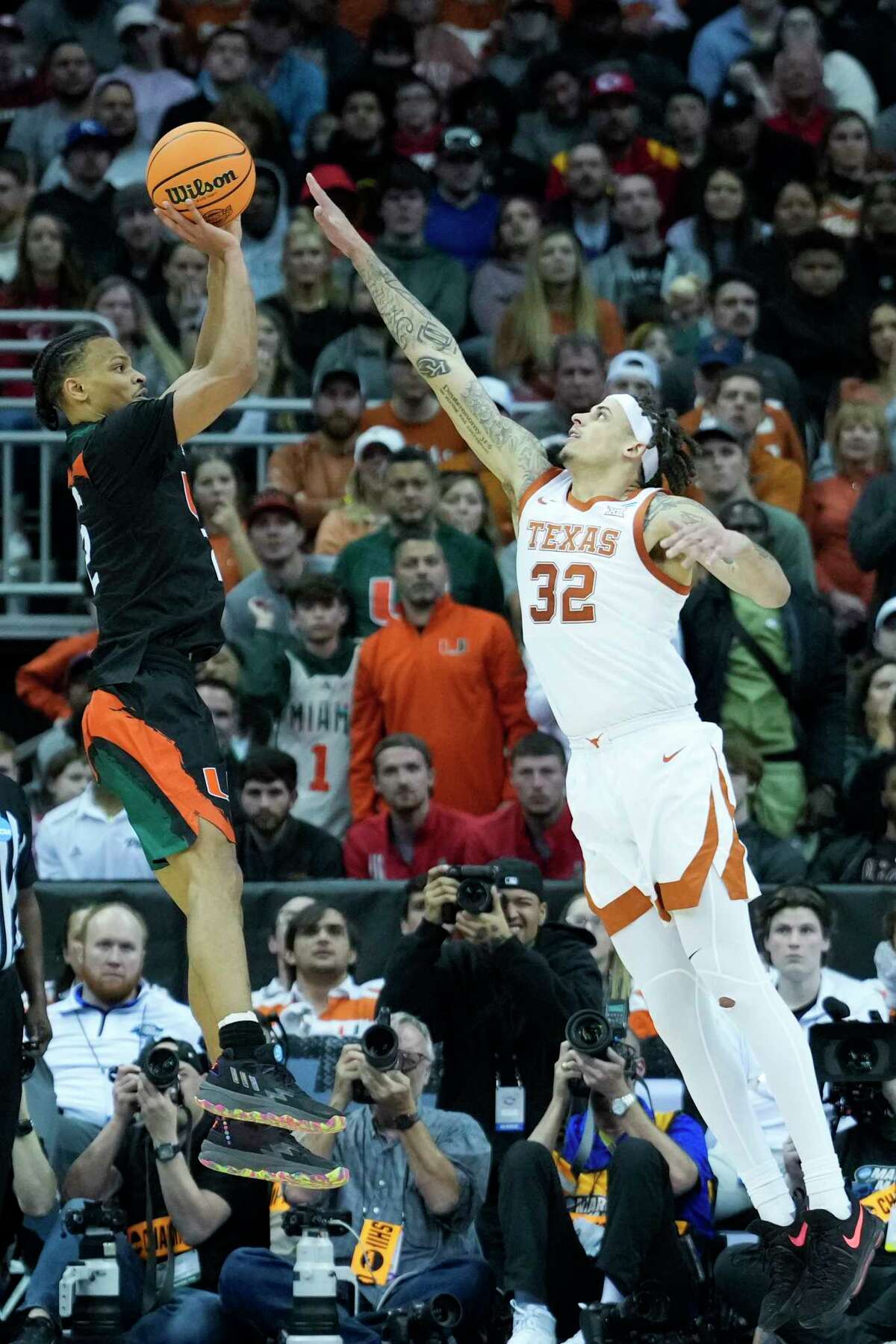 NCAA Tournament Texas was in control against Miami until it wasn't