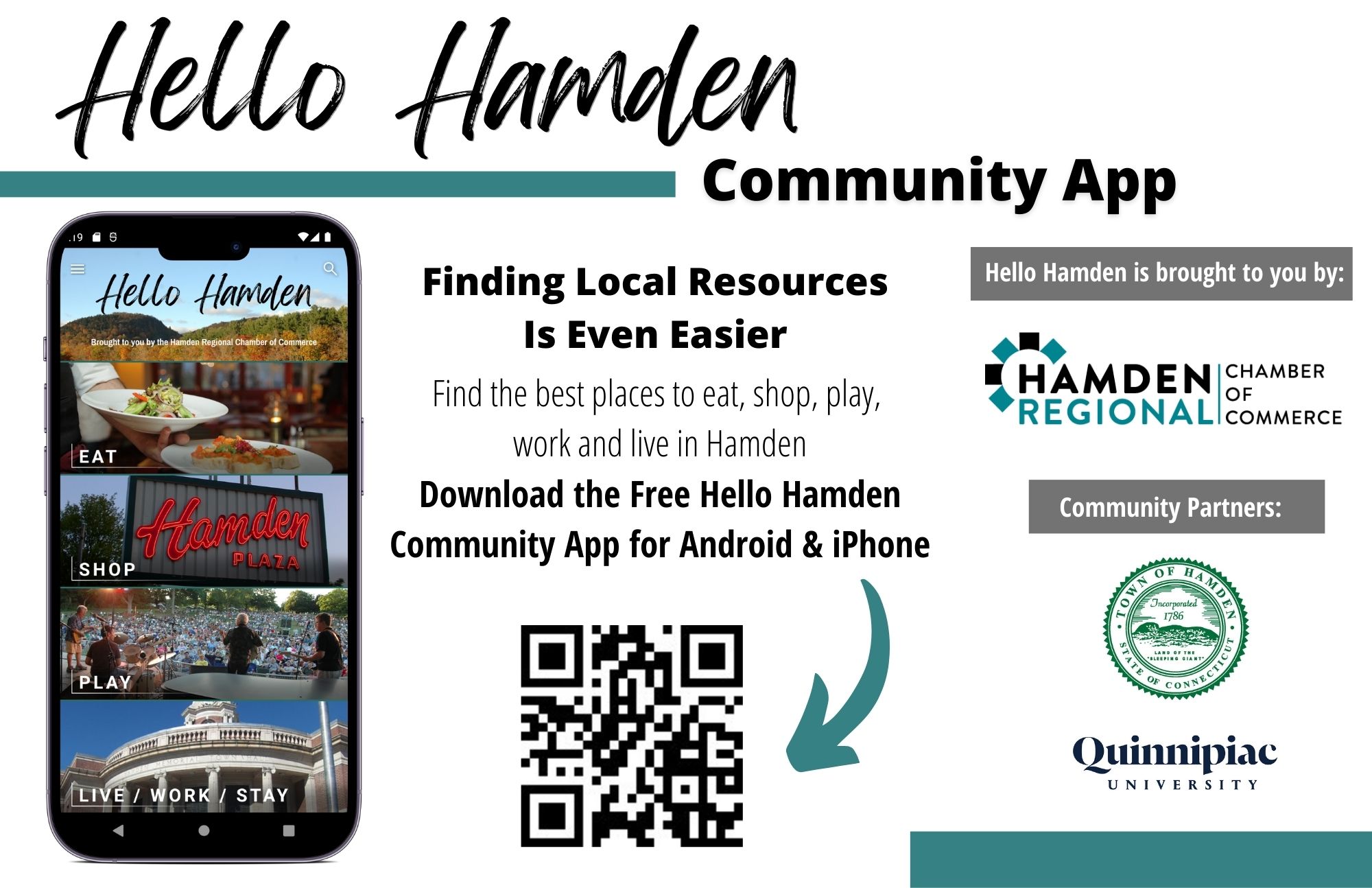 Visiting Hamden? There's an app for that