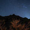 Stars in the sky in the Spirit Mountain Wilderness in Laughlin, Nevada, November 15, 2020.