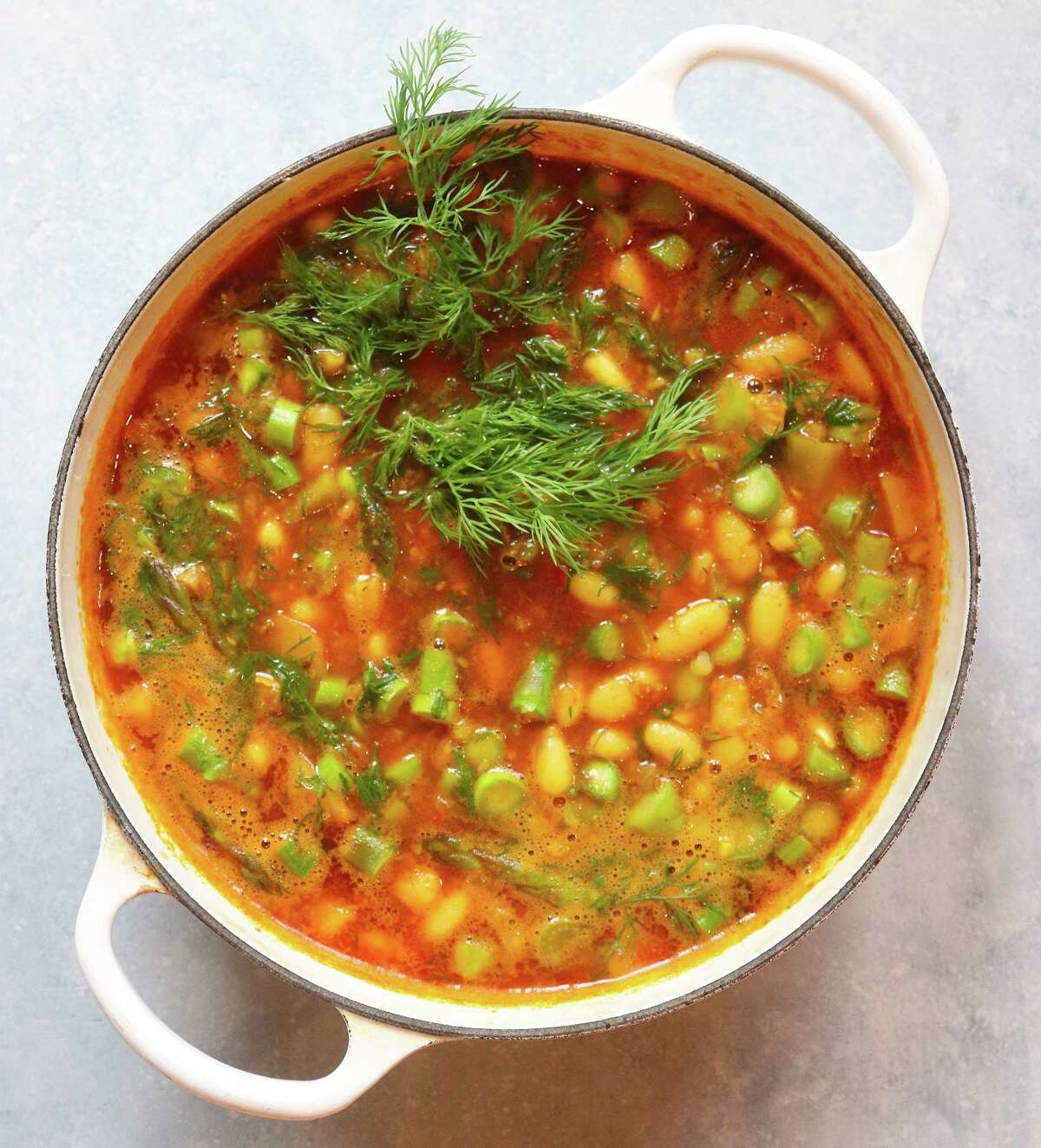 Recipe Spring White Bean Asparagus Stew is full of flavor