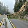 2023年1月9日，格伦伍德博士以南，山体滑坡阻塞了向南行驶的加利福尼亚州17号公路。