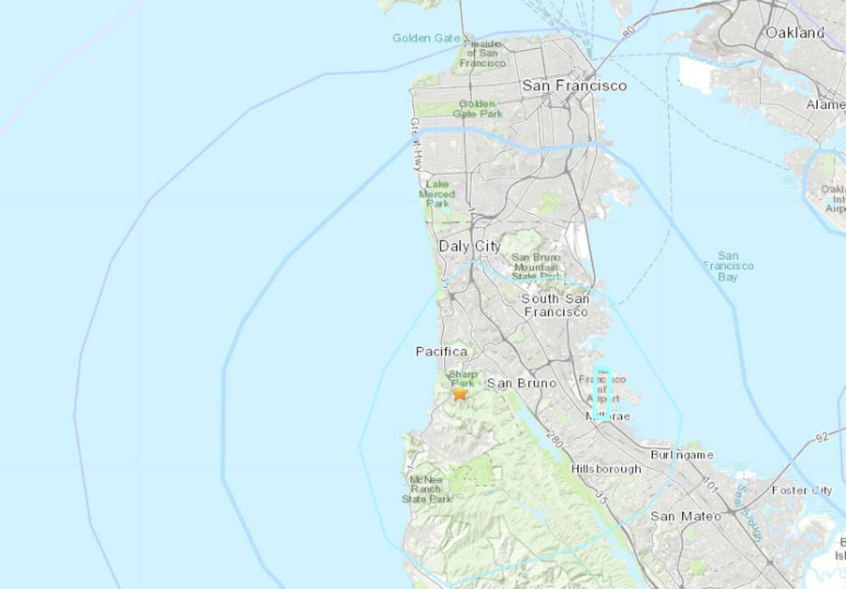 Op dinsdag 28 maart 2023 vond een aardbeving met een kracht van 3,5 plaats voor de kust van San Mateo County nabij Pacifica. 