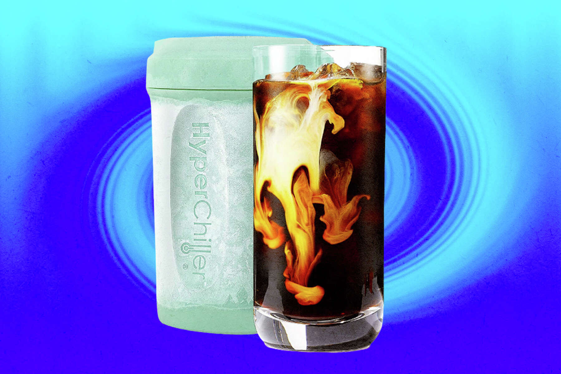 Hyper Chiller Maker Iced Coffee Instantly Black - 12.5 oz capacity