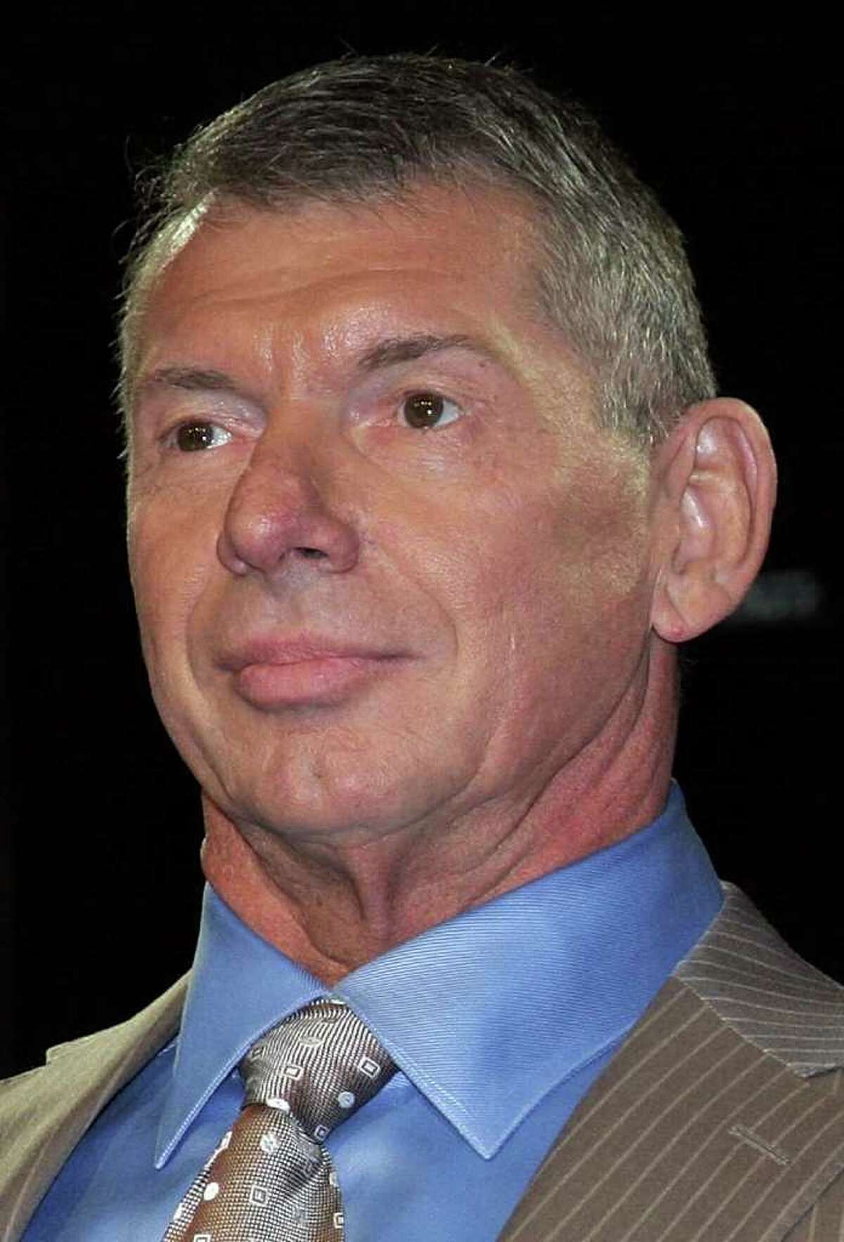 WWE Chairman Vince McMahon June 12, 2008 at the Hard Rock Cafe in New York City.