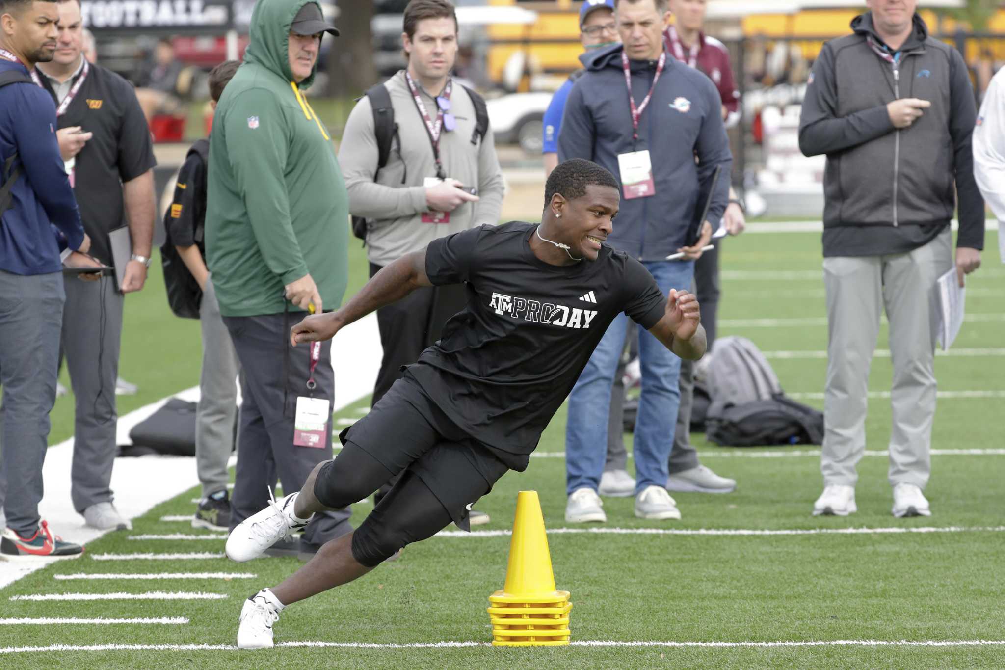 NFL Combine results for former Aggie Devon Achane