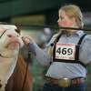 The steer of Champion 4-H’s Kamlynn Mason was named grand champion during the market steer show at the Montgomery County Fair & Rodeo, Tuesday, March 28, 2023, in Conroe.