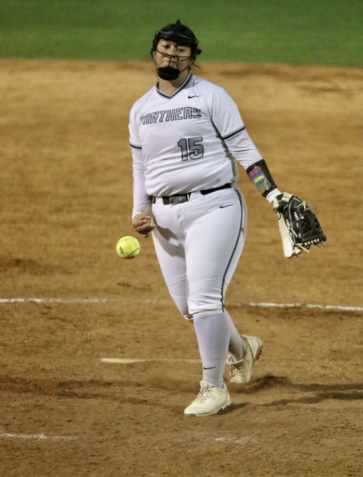 United South's Serena Sanchez held United to three runs off seven hits and two walks with five strikeouts Tuesday, March 28 in a 4-3 victory at the SAC.