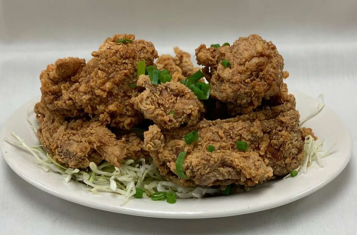 Side Street Inn is known for its garlic fried chicken, known locally as "spicy chicken."