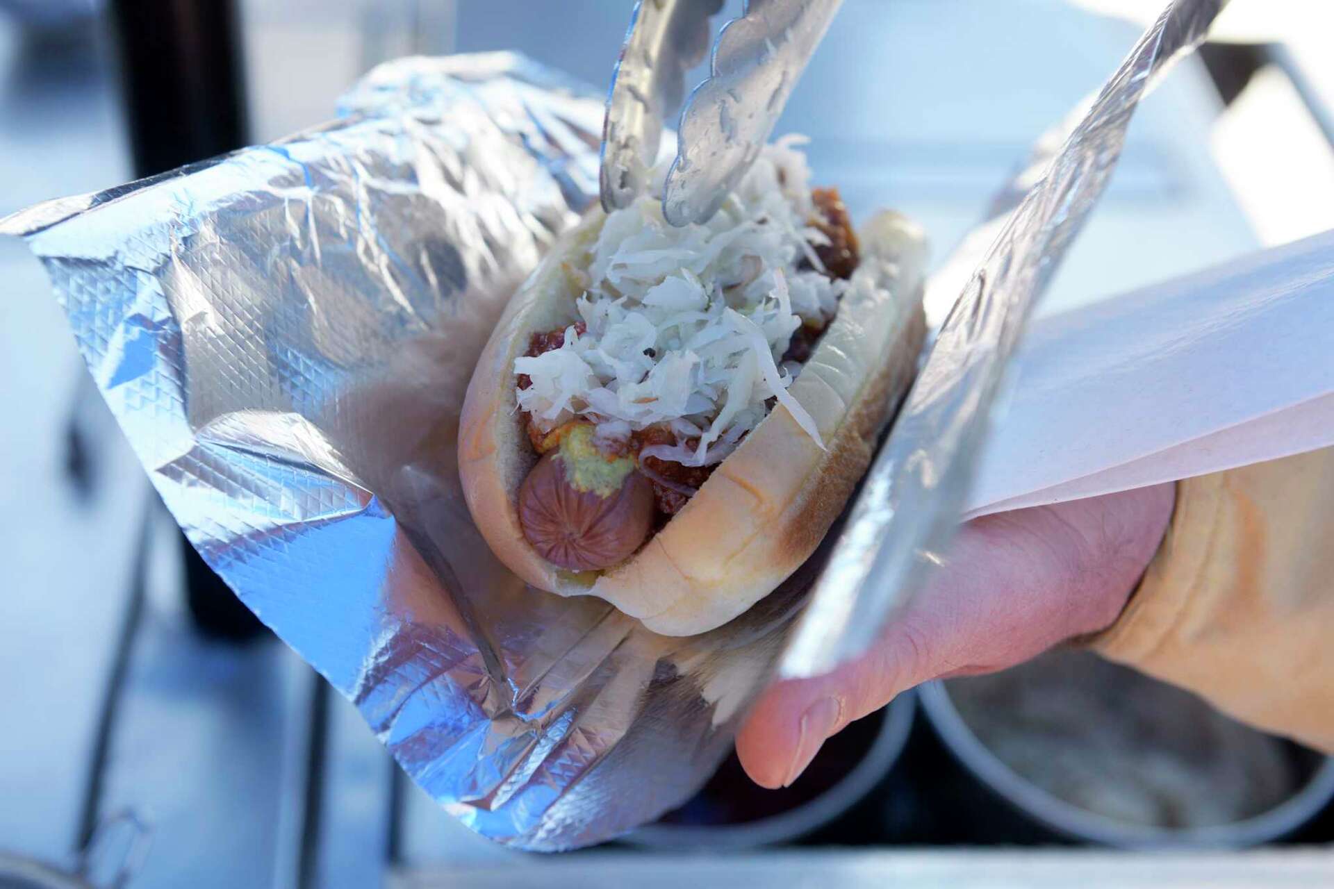 Chez Lenard hot dog stand is Ridgefield Main Street fixture