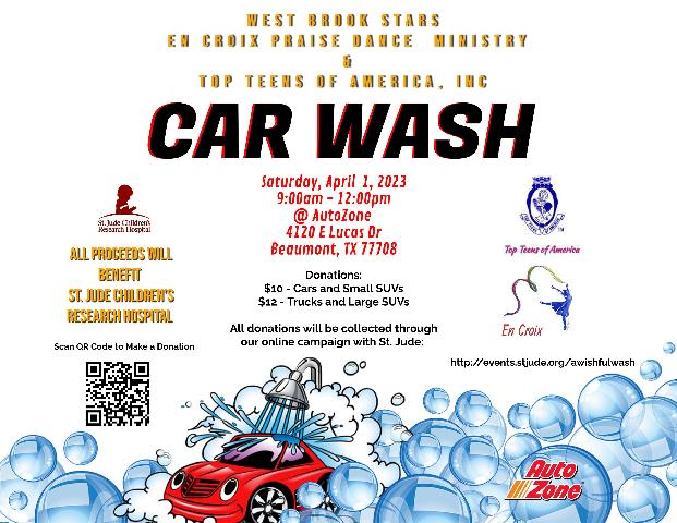 Local car wash fundraiser to benefit St. Jude Children s Hospital