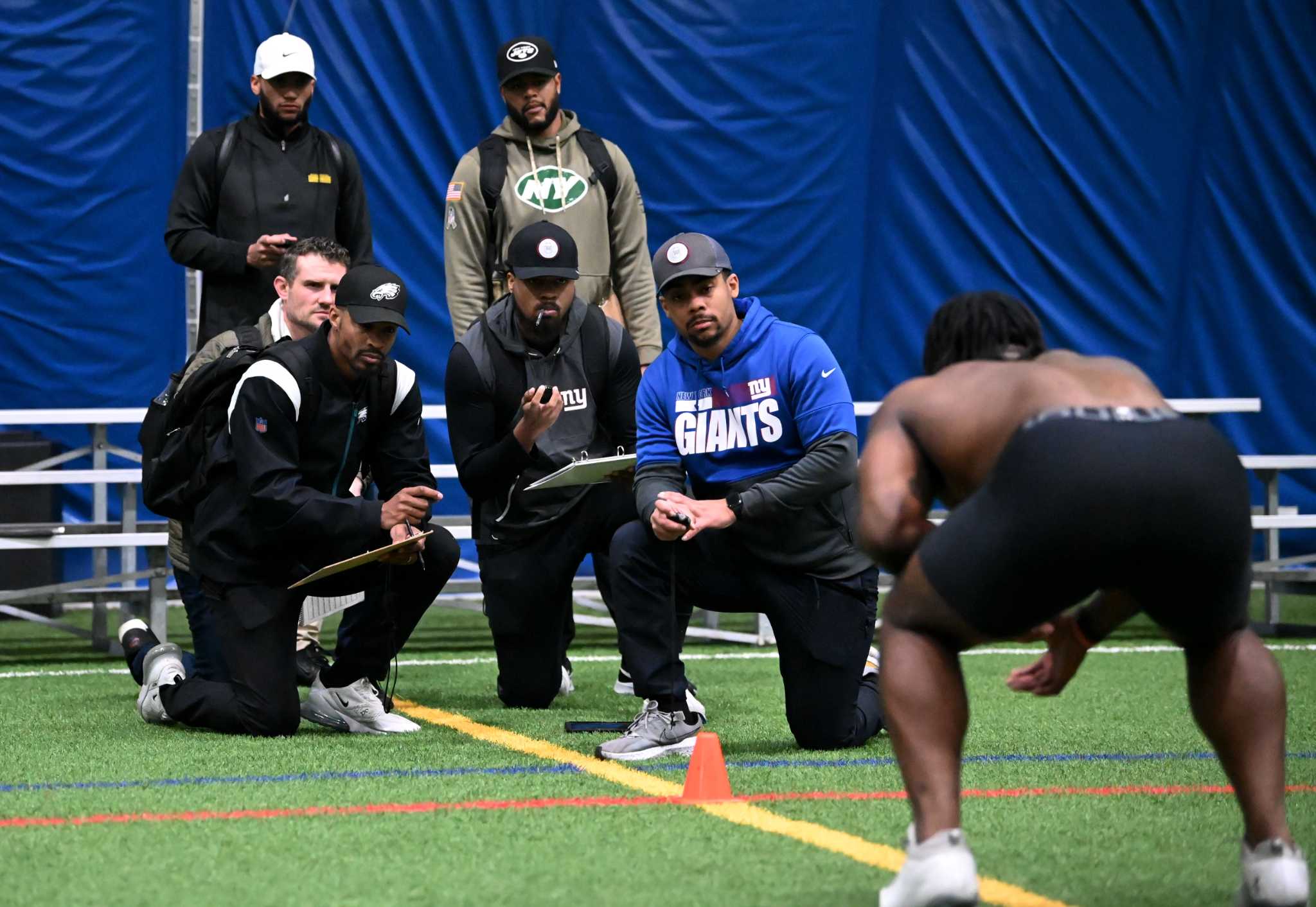 UAlbany, Union Football Players Get NFL Look At Pro Day