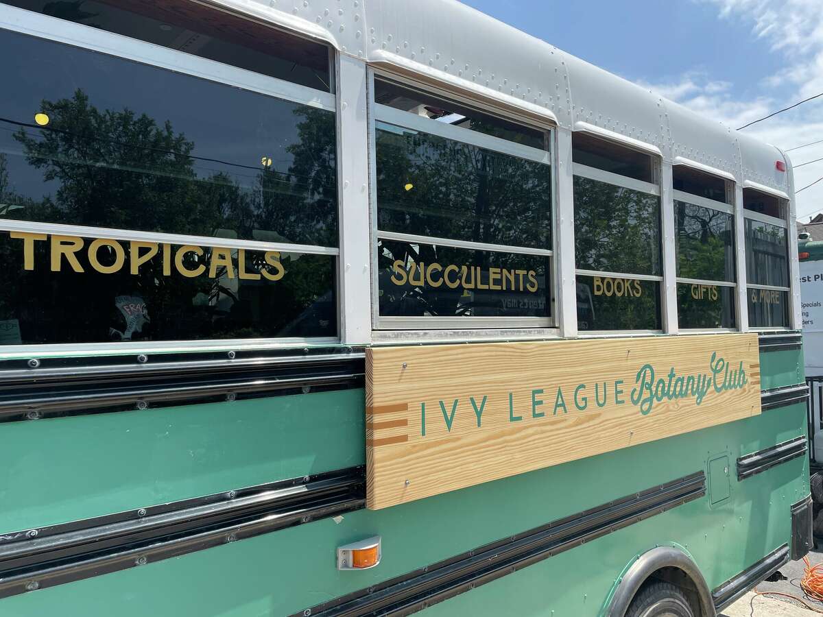 It took more than two years to transform the bus into Ivy League Botany Club.