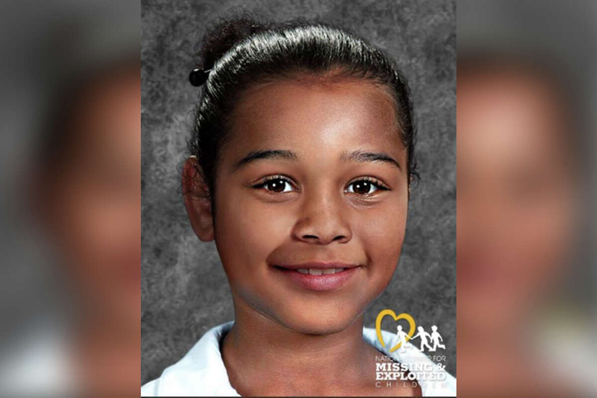 An age-progressed image of Arianna Fitts, who went missing in 2016 from the Bay Area. She is now 9 years old.