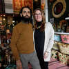 Karim and Christy Boumais stand in their shop l'Mmlam, located in the historic Mildred Building. The boutique is filled with antique and contemporary hand-crafted goods from the best of Morocco's artisans. Photo made Thursday, March 30, 2023 Kim Brent/Beaumont Enterprise