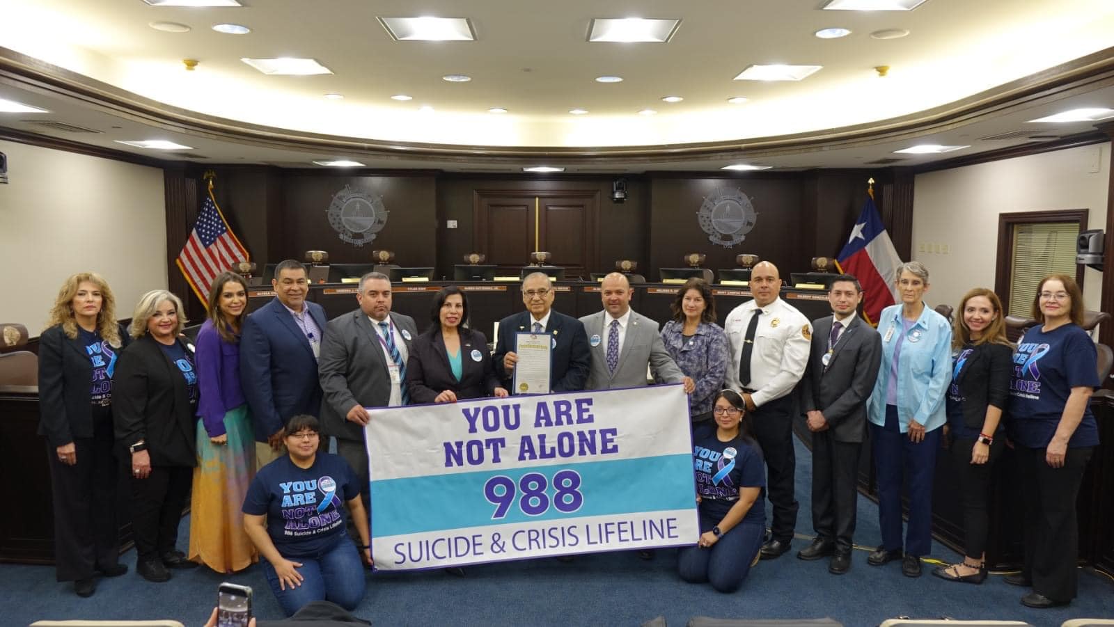 Laredo leaders proclaim 2023 in honor of suicide prevention campaign - Vimarsana News