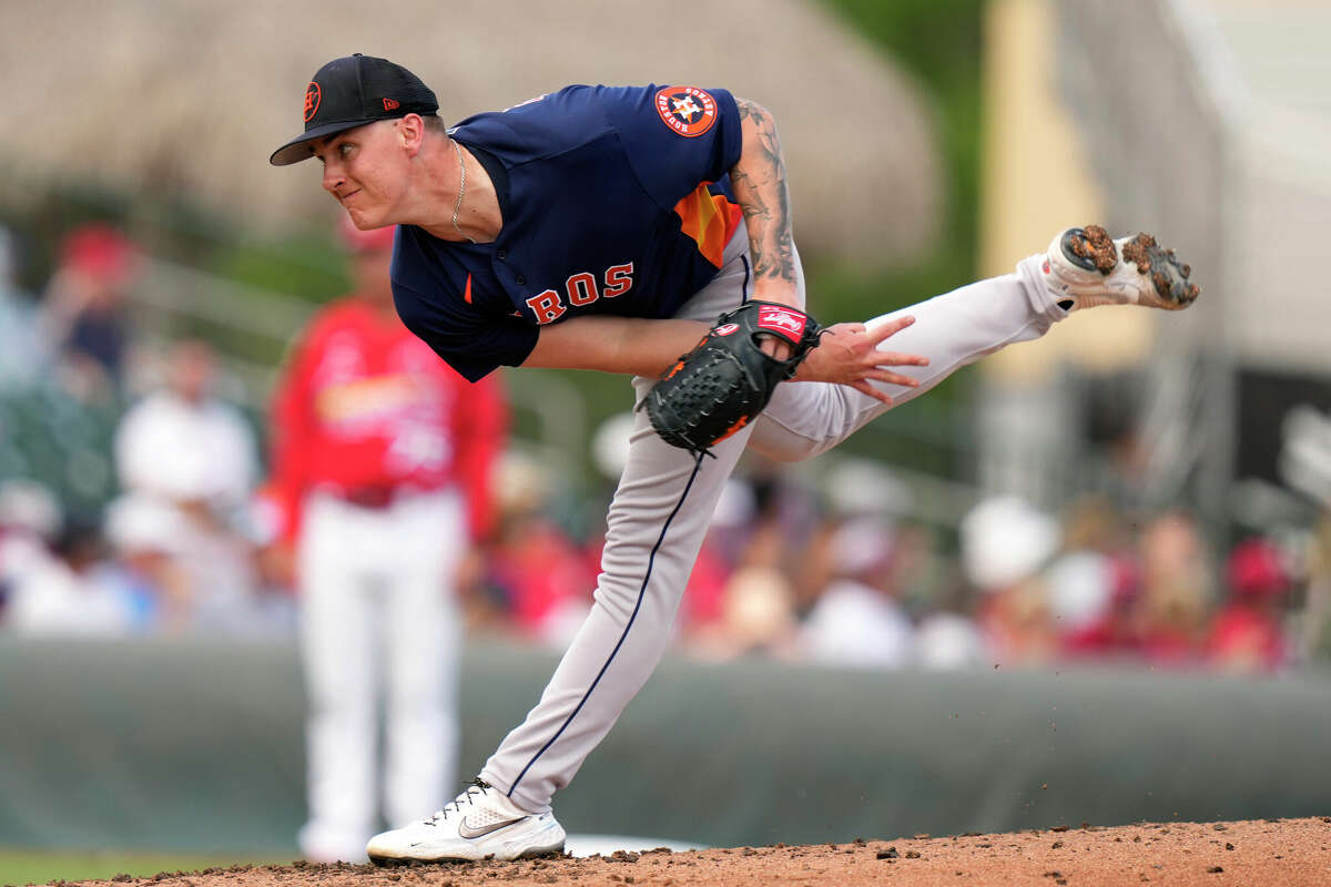 Houston Astros' Hunter Brown looks right at home in MLB debut