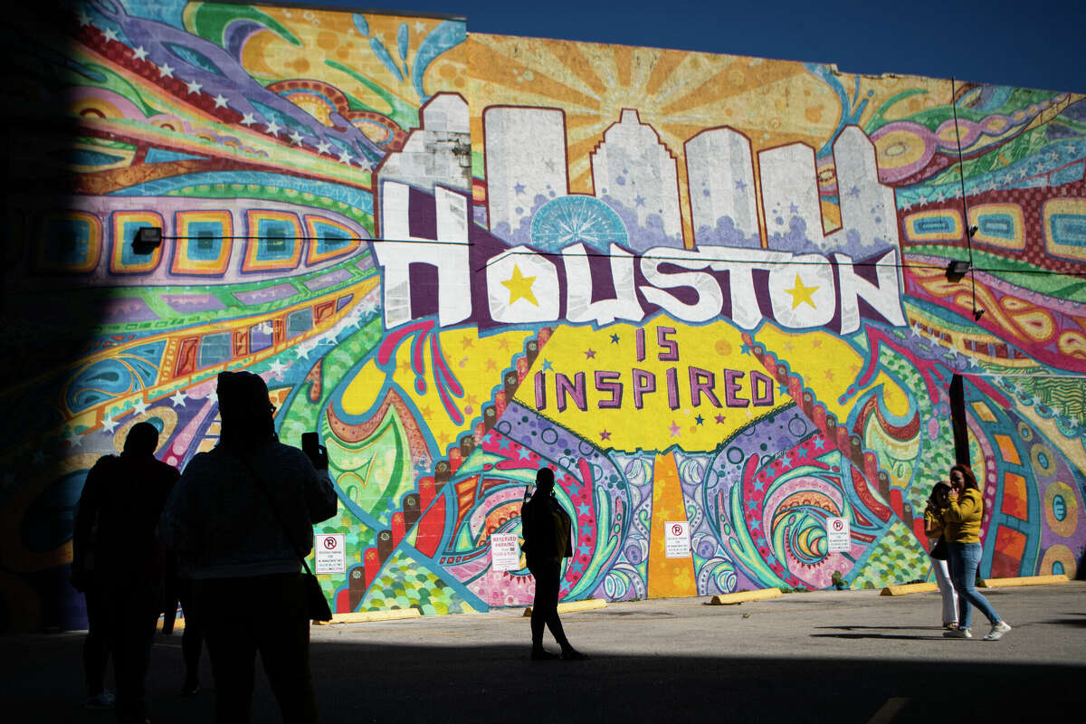 Best Houston murals downtown: Houston is Inspired, George Floyd