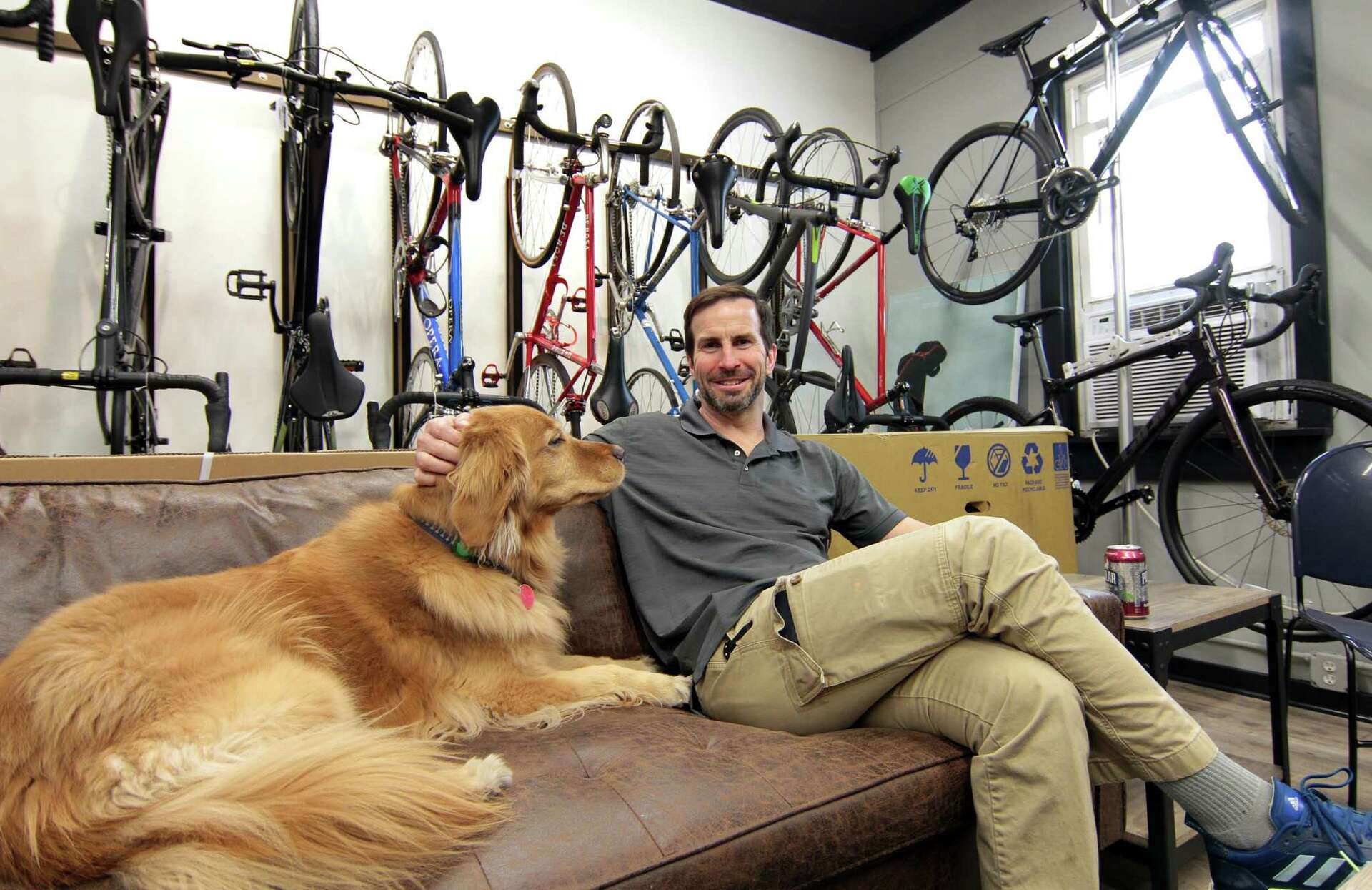 Owner of Cos Cob bike shop running store he came to as a kid