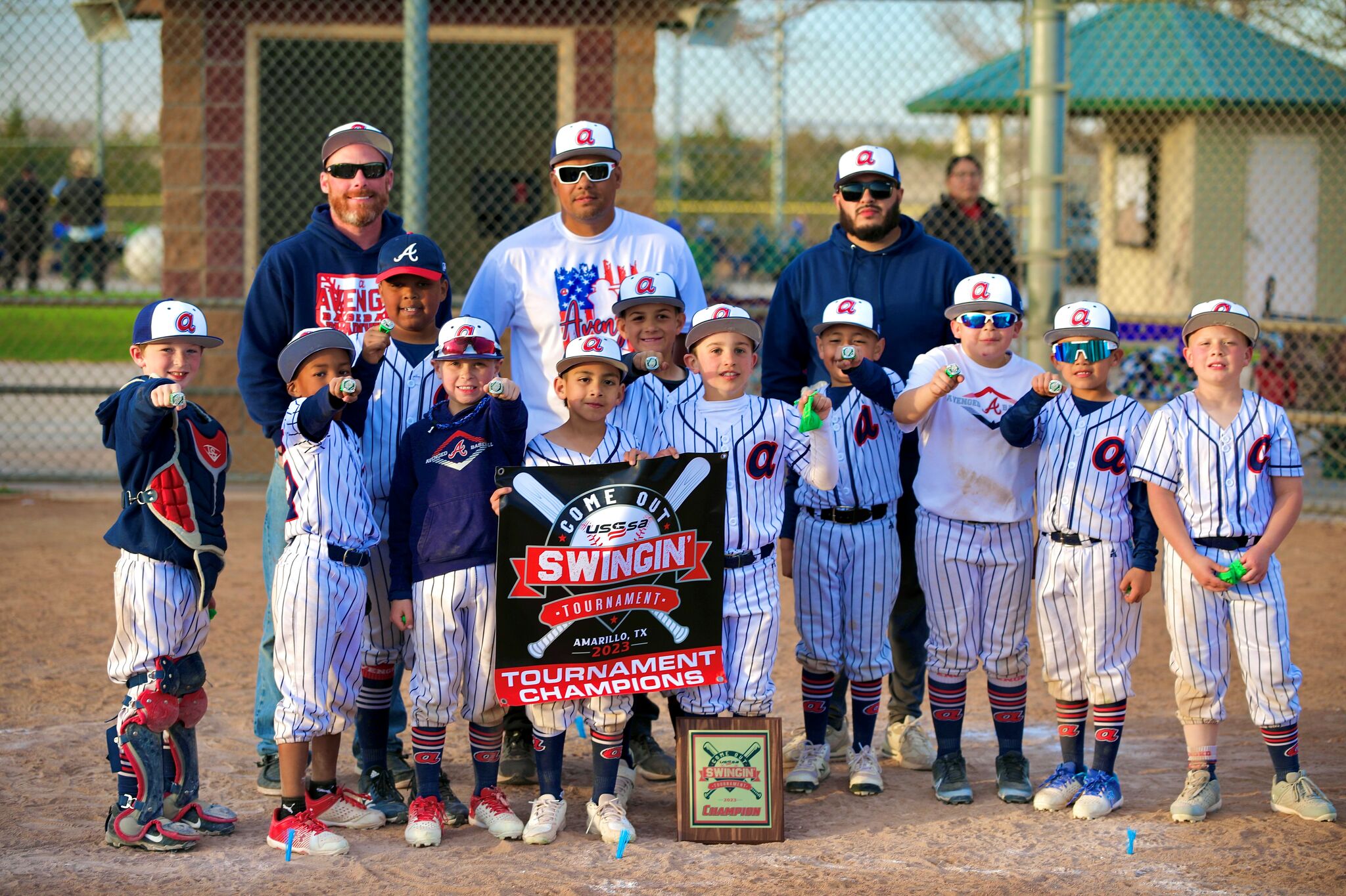 Avenged 8U baseball team takes 1st at recent tournament