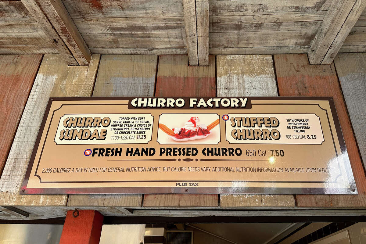 Knott's Berry Farm sells the more common frozen churros but also offers fresh, house-made ones at the Churro Factory in the park's Ghost Town.