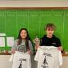 Central Middle School eighth Grade DC Dunks Free throw champions, Lily Nogaki and Timmy Kurczewski. The free throw fundraiser is one of a few fundraisers put on to raise money for the Washington, D.C. eighth grade trip. 