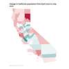 加州的人口变化县从2020年4月到2022年7月。