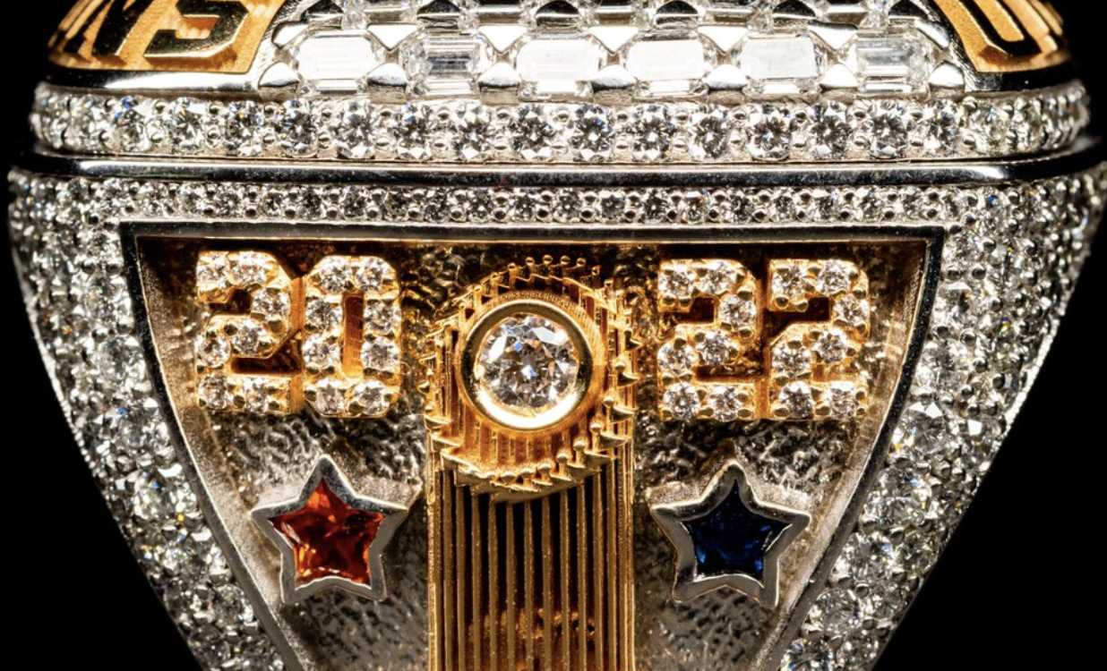 2022 Houston Astros World Series Champions Gold Replica Baseball