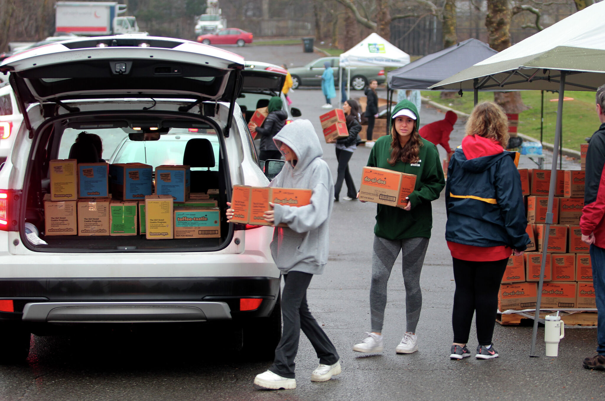 In Photos Girl Scout cookies arrive in Stamford