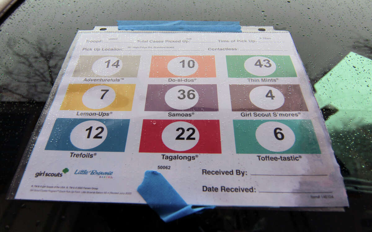 In Photos Girl Scout cookies arrive in Stamford