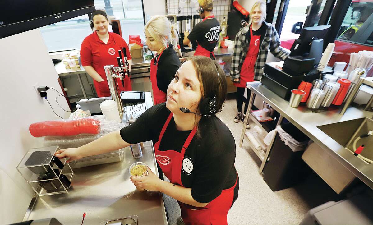 Scooter's Coffee opens fourth local store in Godfrey