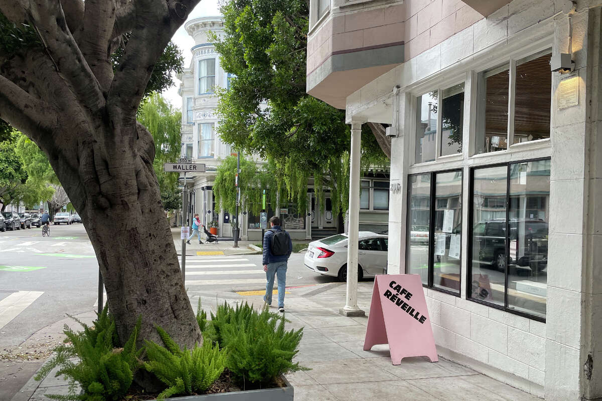 Cafe Reville is located on Steiner Street in Lower Haight as seen on Thursday, March 30, 2023.