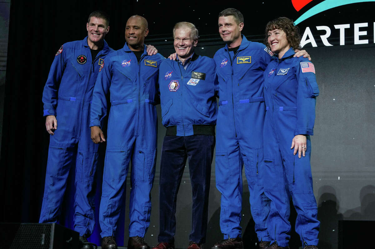 NASA names four astronauts who will circle the moon on Artemis II