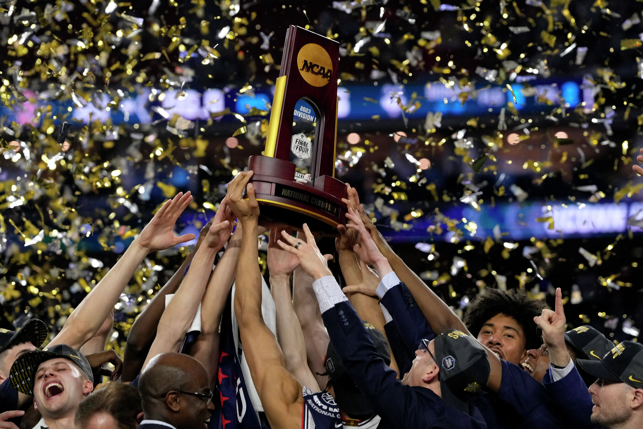 college basketball trophy
