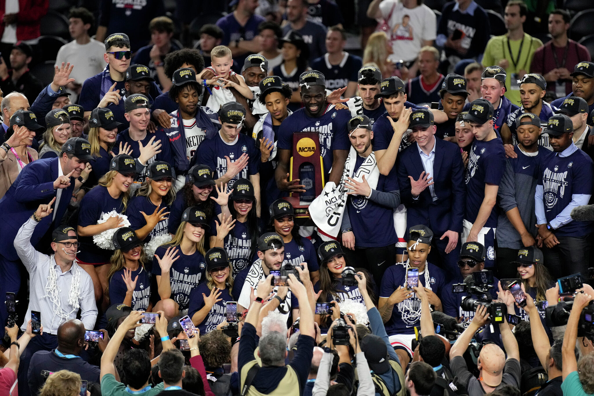 UConn Men s Basketball National Championship Return Rally At Gampel