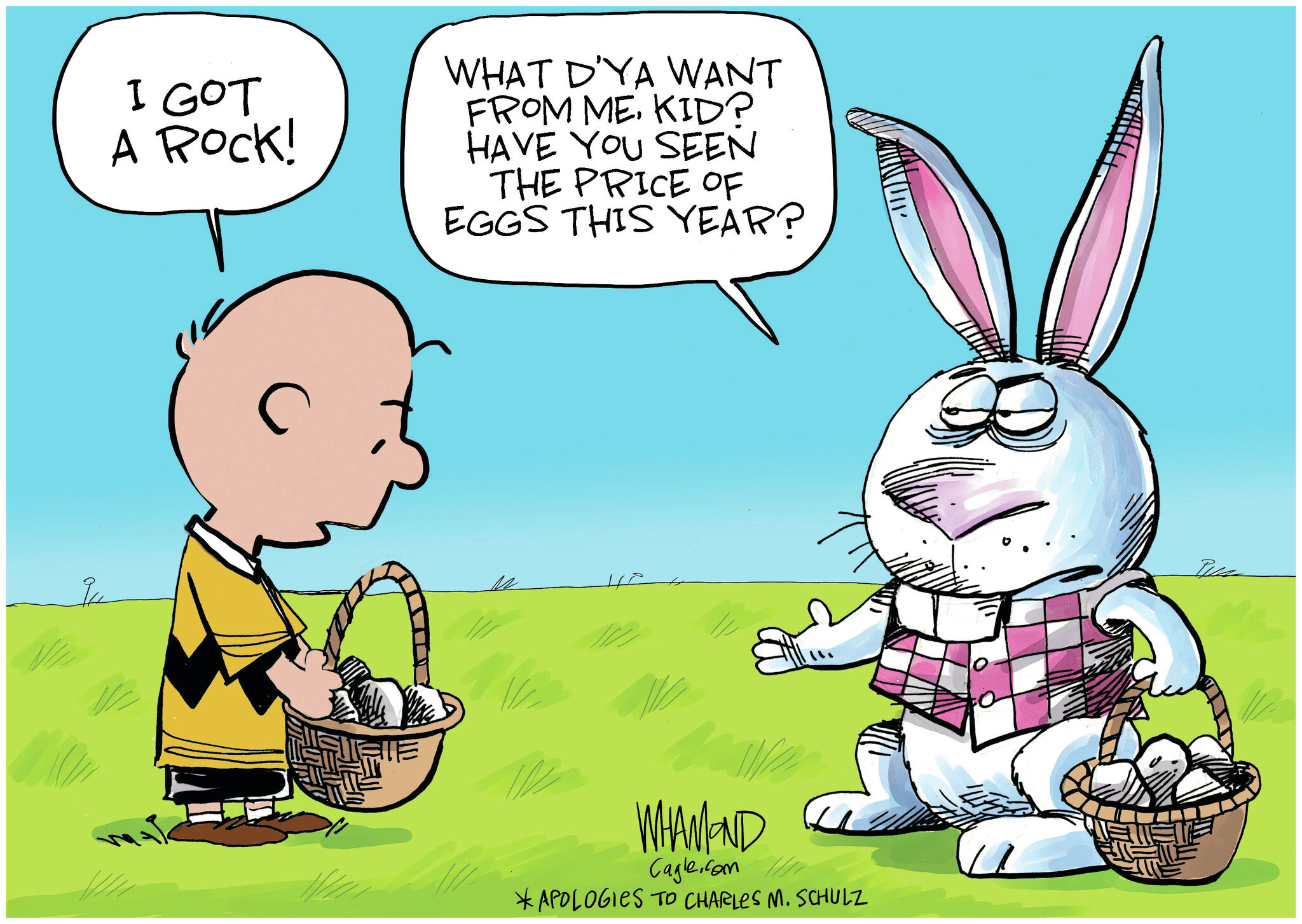 A real egg hunt