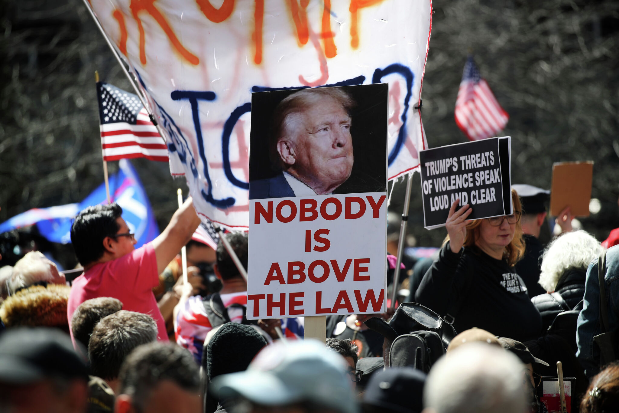 Marjorie Taylor Greene Trump rally disrupted by counterprotesters - Vimarsana News