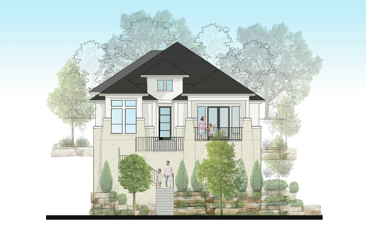 The Lookout Group, the developers of the viral Boerne home with the massive foundation, released a rendering of what the home will look like after construction. 