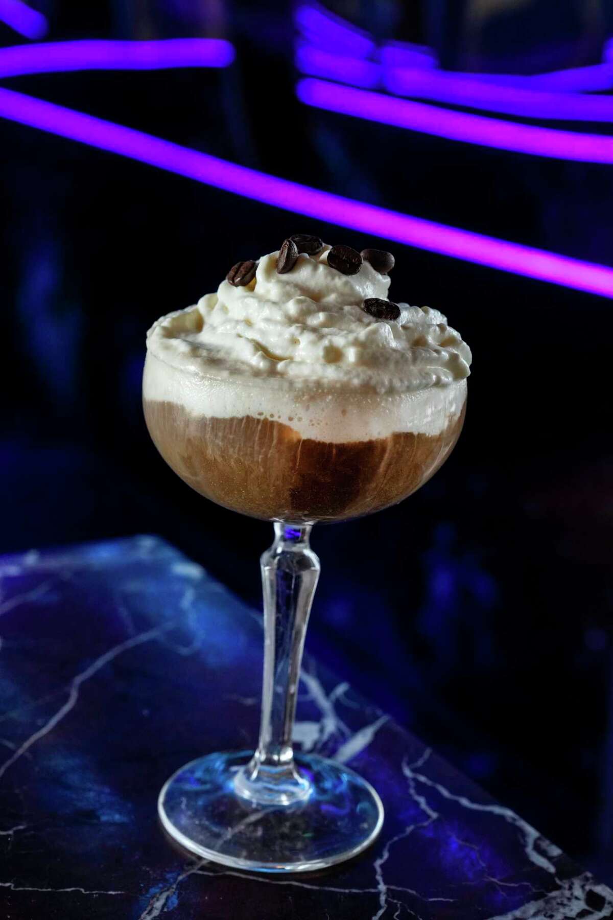 Parmesan espresso martinis TikTok cocktail trend in Houston bars