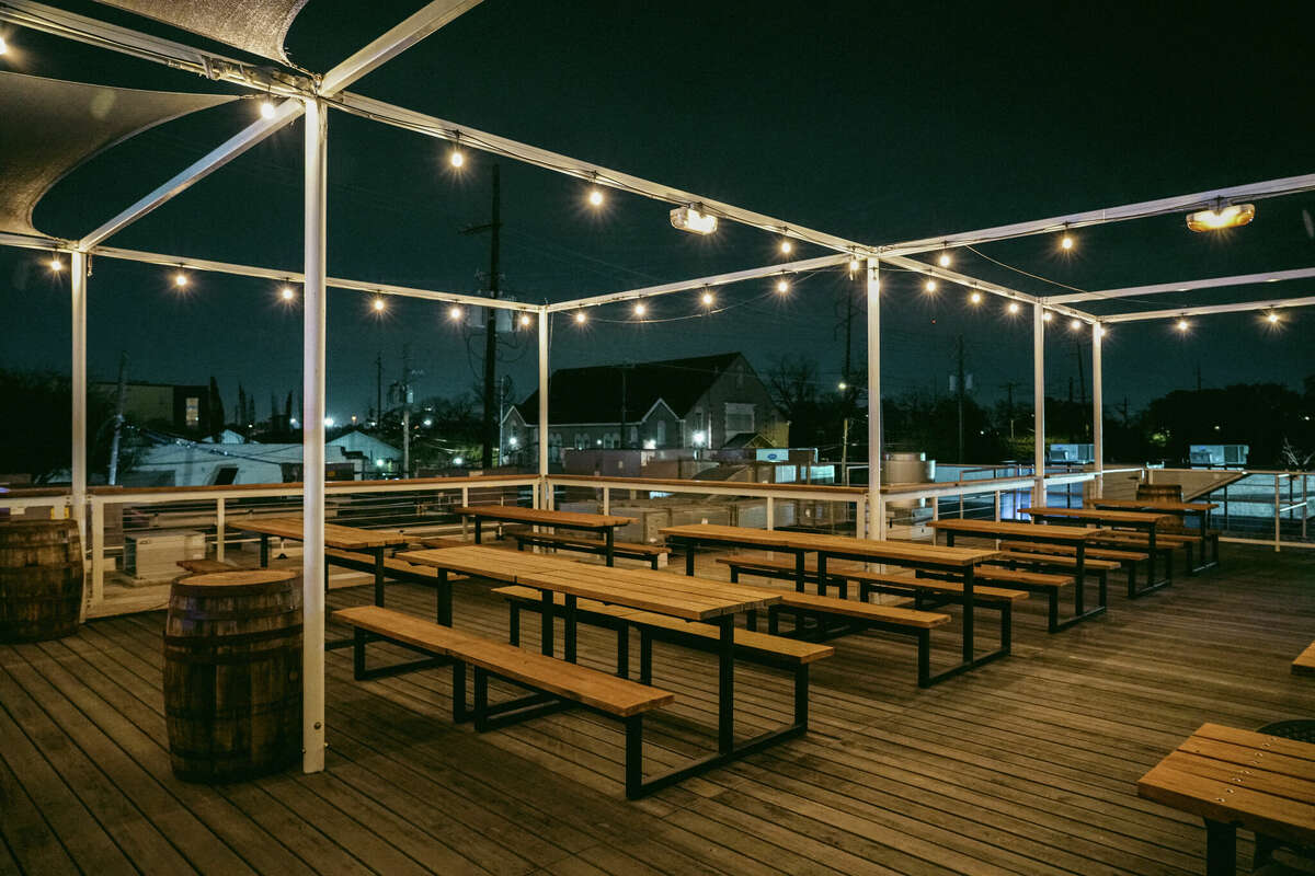 Rooftop views from the new Eight Row Flint, 3501 Harrisburg in Houston's Second Ward.