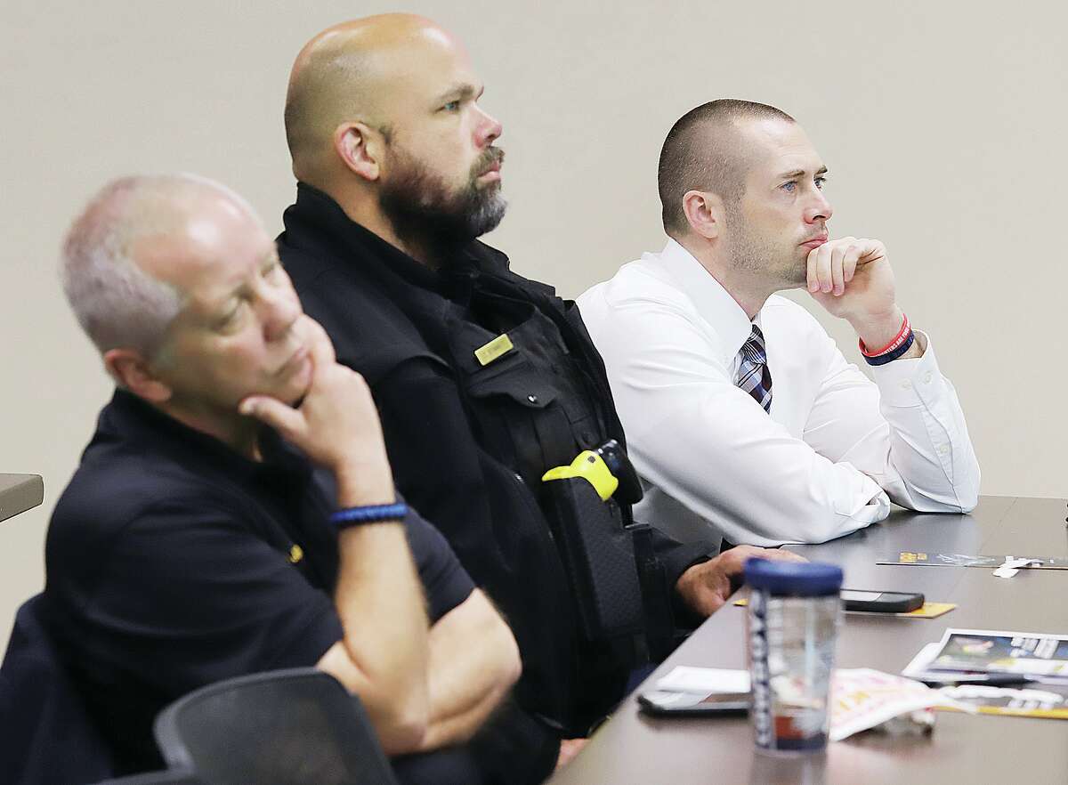 Police learn about BolaWrap 150 restraint device