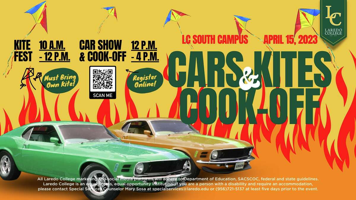 Laredo College will be the site for some summer fun next week as it hosts a combination car show, kite festival and fajita cook-off at its south campus.
