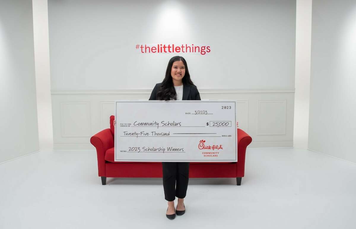 Beaumont native Tiffany Tran won Chick-fil-A's $25,000 inaugural Community Scholarship.