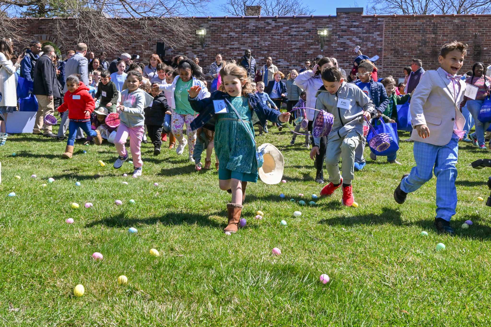 Gov. Kathy Hochul Welcomes Kids For Spring In Albany