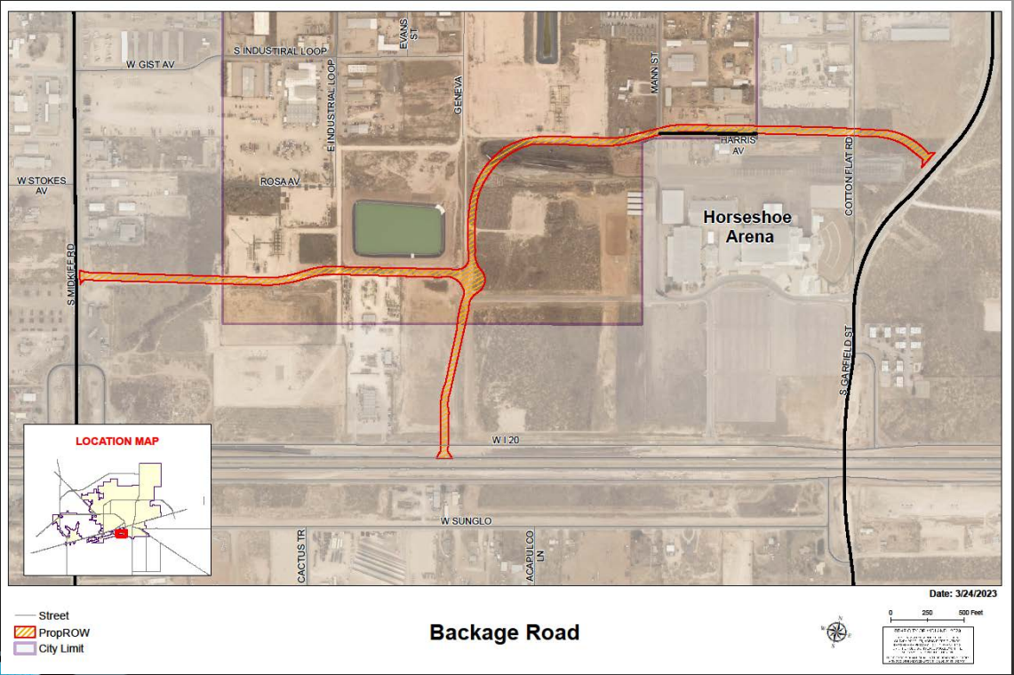 Midland leaders to vote on building road north of Horseshoe complex