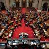 The Assembly Chamber in the New York State Capitol on Monday, April 10, 2023 in Albany, N.Y. Lawmakers returned to the Capitol to approve an extender that will enable more than 80,000 state workers to get paid this week as budget negotiations languish.