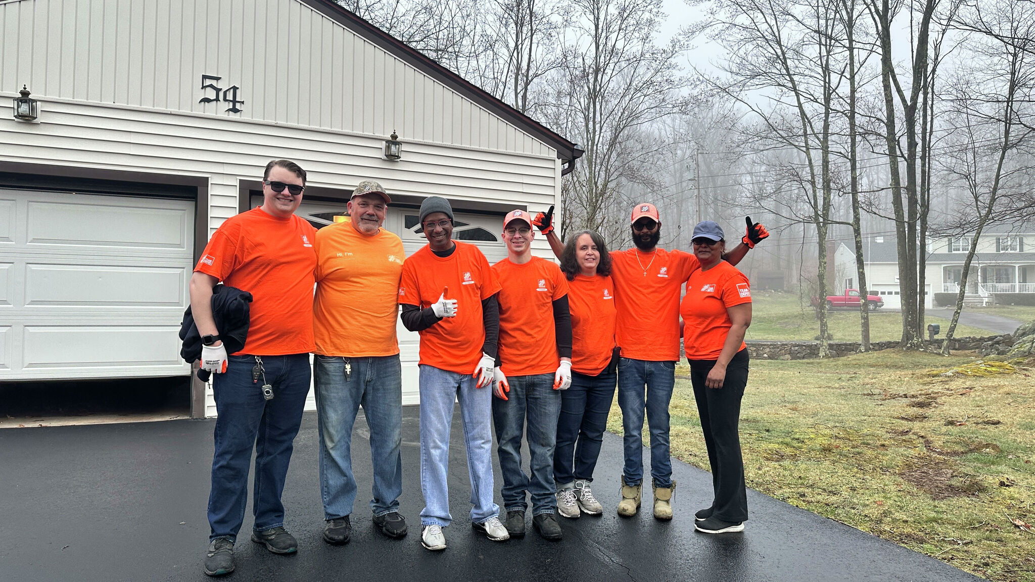 Home Depot volunteers partner to help seniors, veterans