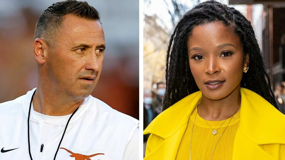 University of Texas football coach Steve Sarkisian credits his wife Loreal, who he married in 2020, for re-instilling confidence in him and helping rebuild his coaching career.