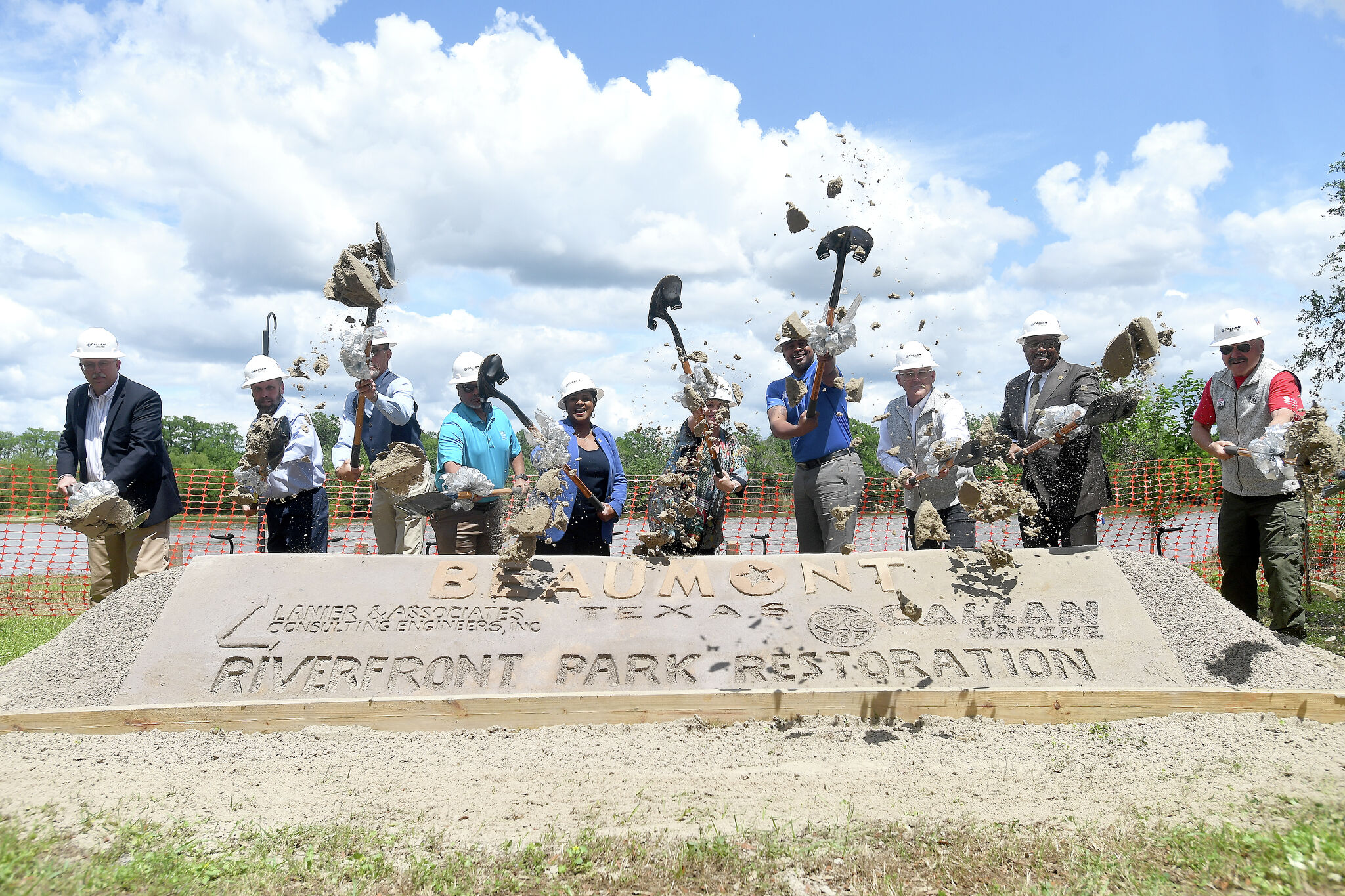 Beaumont's Riverfront Park restoration has officially broke ground