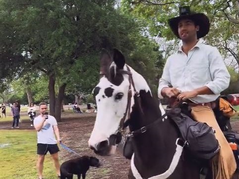 western horse rider on horse