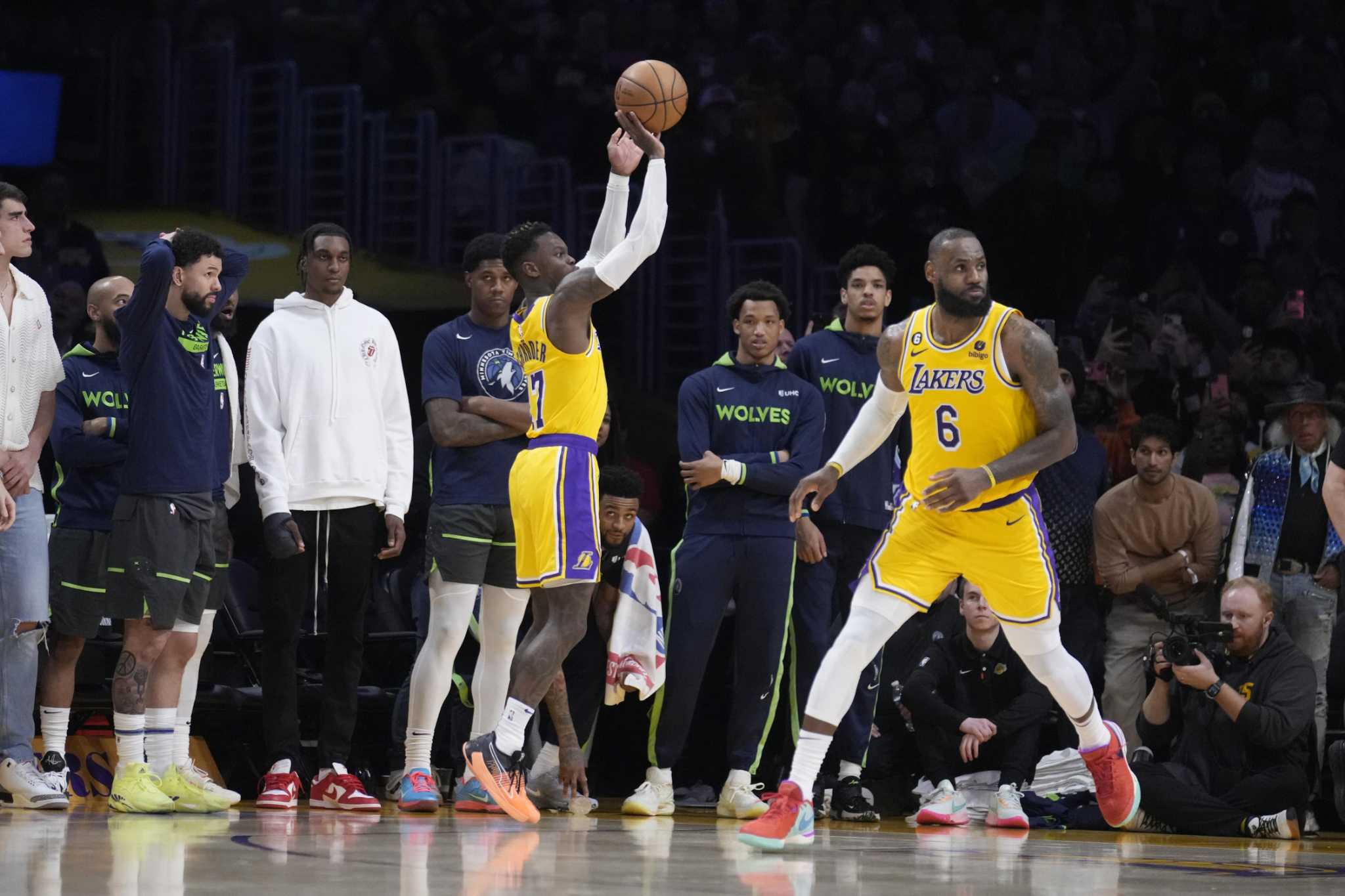 Lakers outlast Wolves 108-102 in OT, advance to face Memphis – WWLP